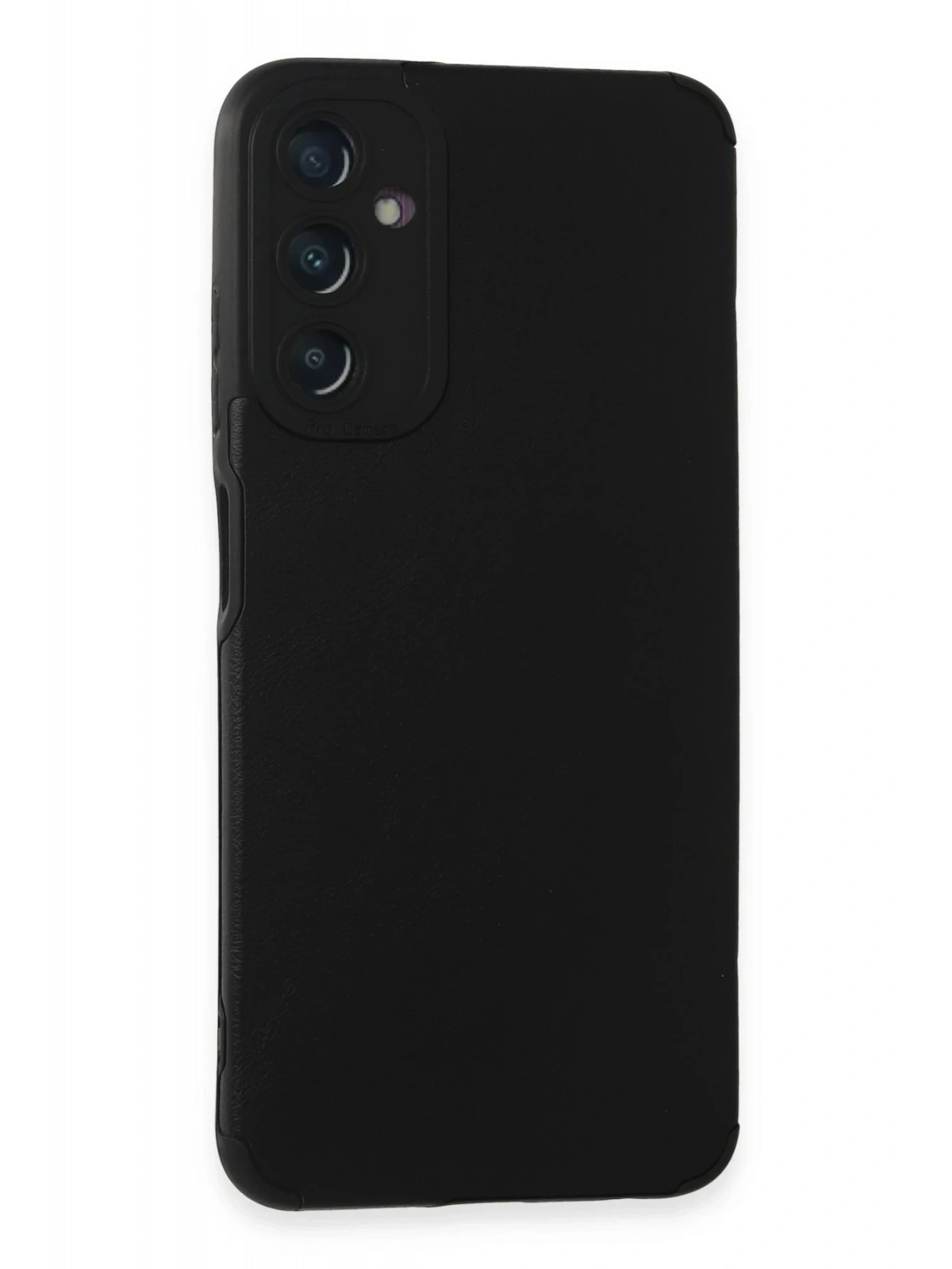Newface Samsung Galaxy A05S Kılıf Loop Deri Silikon - Siyah