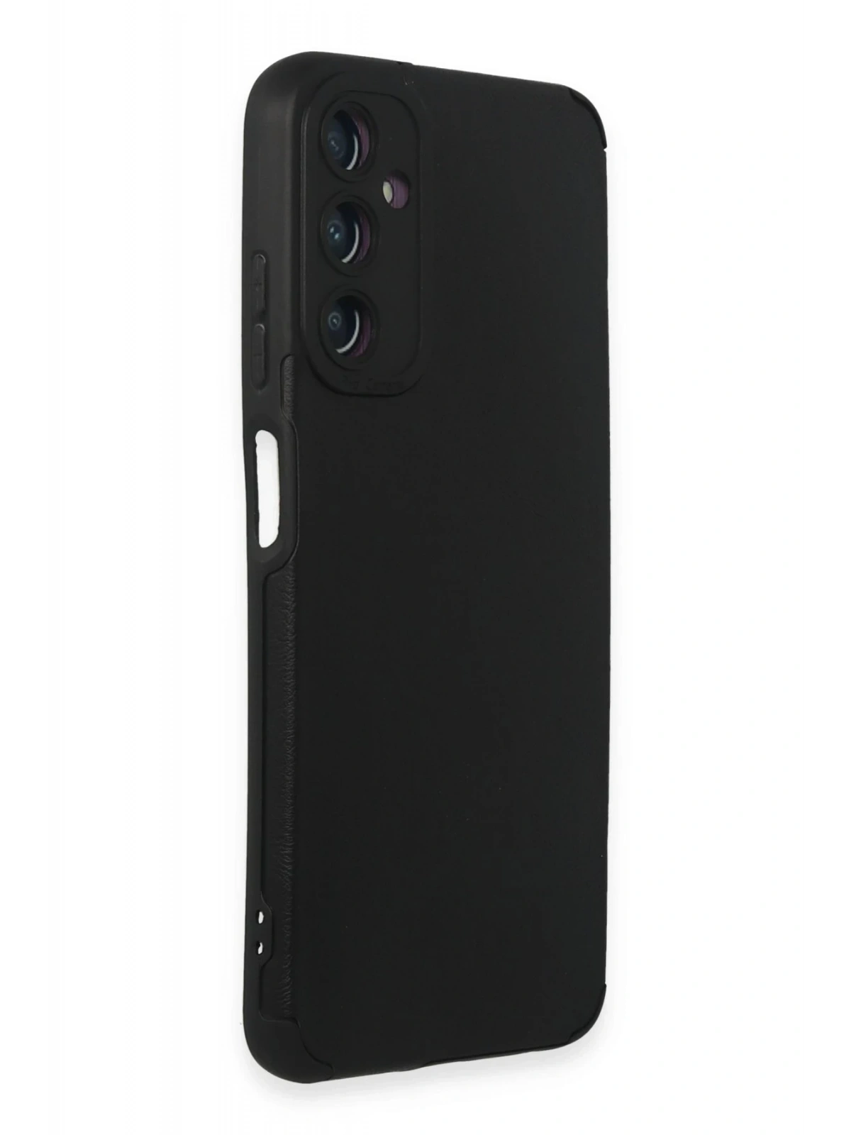 Newface Samsung Galaxy A05S Kılıf Loop Deri Silikon - Siyah