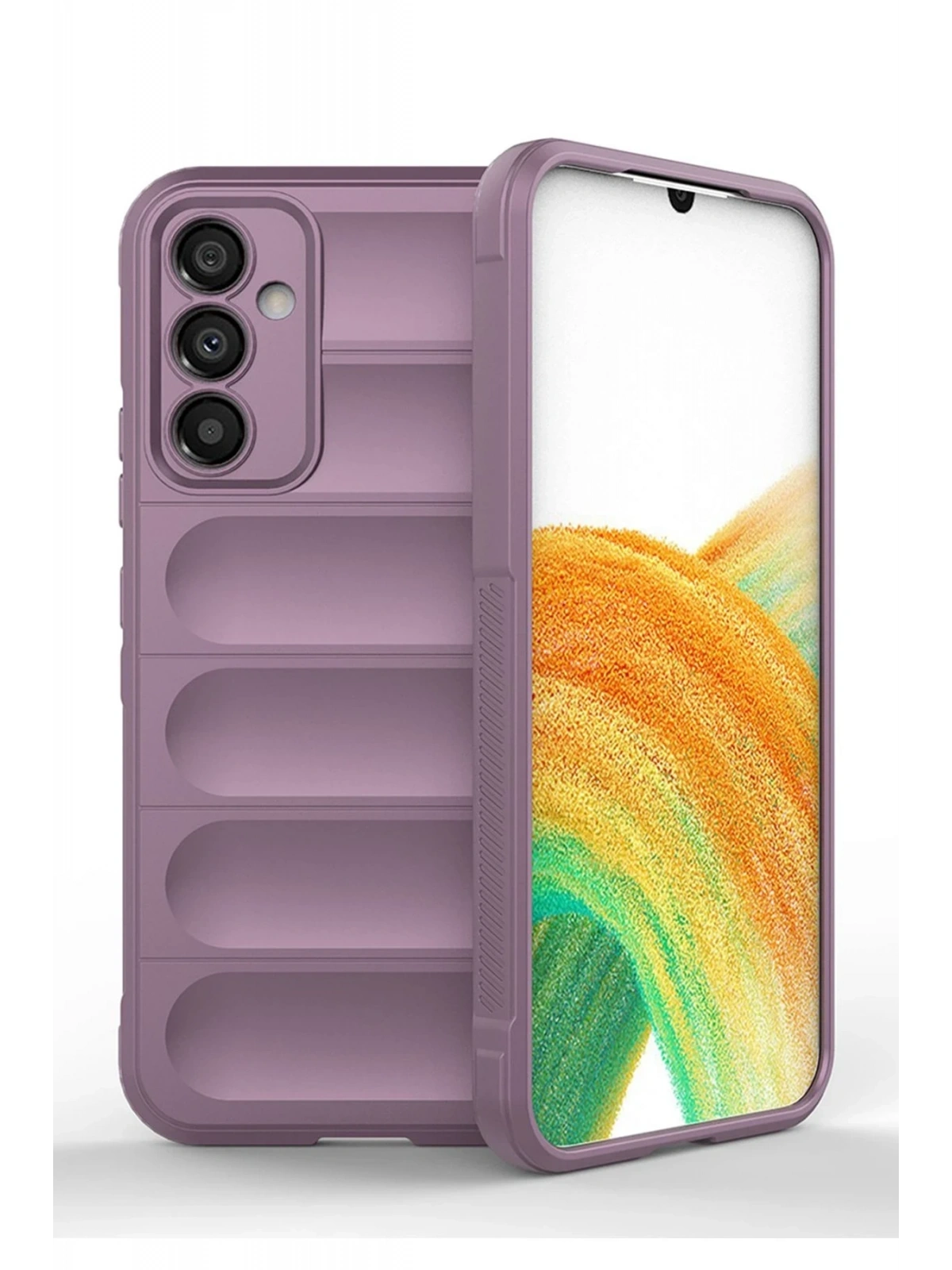 Newface Samsung Galaxy A05S Kılıf Optimum Silikon - Mor