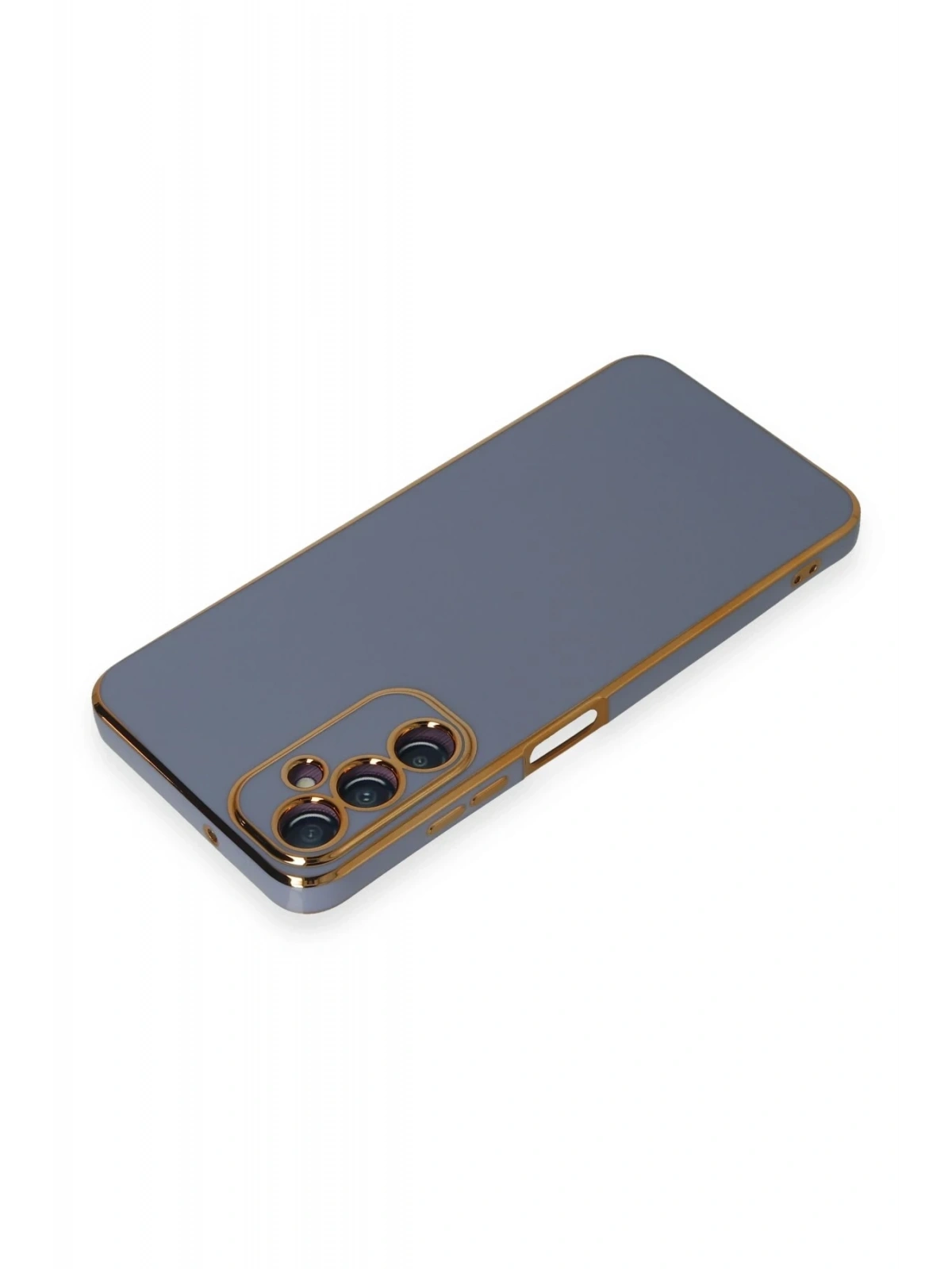 Newface Samsung Galaxy A05S Kılıf Volet Silikon - Mavi