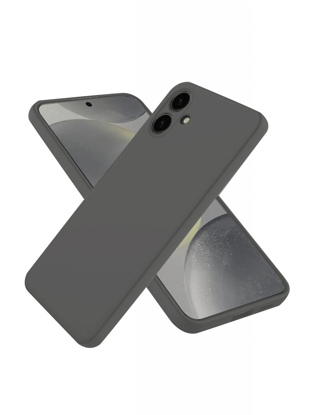 Newface Samsung Galaxy A06 Kılıf First Silikon - Gri