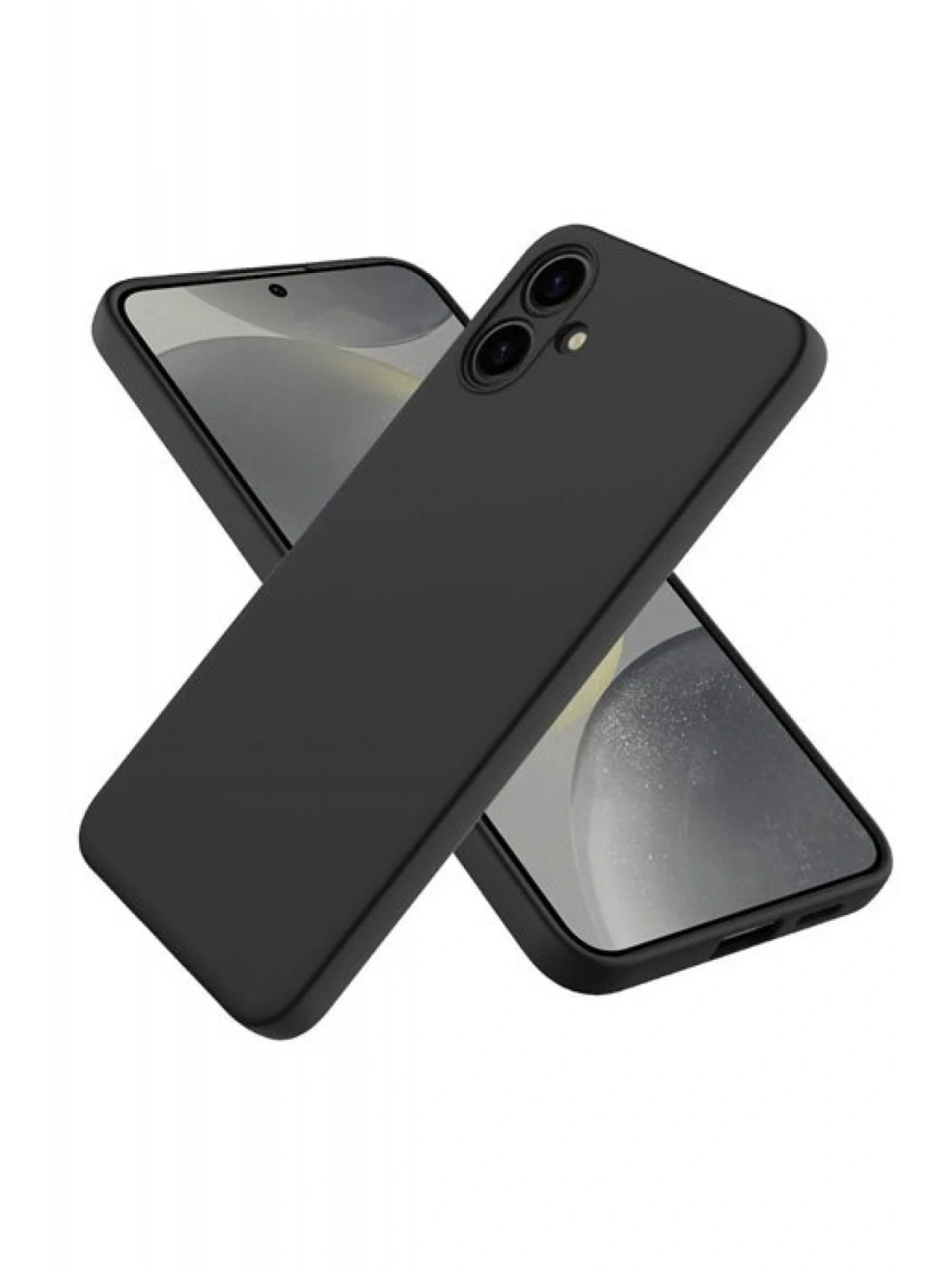 Newface Samsung Galaxy A06 Kılıf First Silikon - Siyah