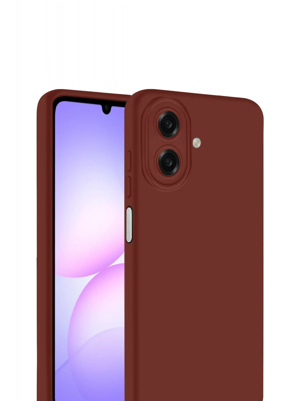 Newface Samsung Galaxy A07 4G First Silikon - Bordo