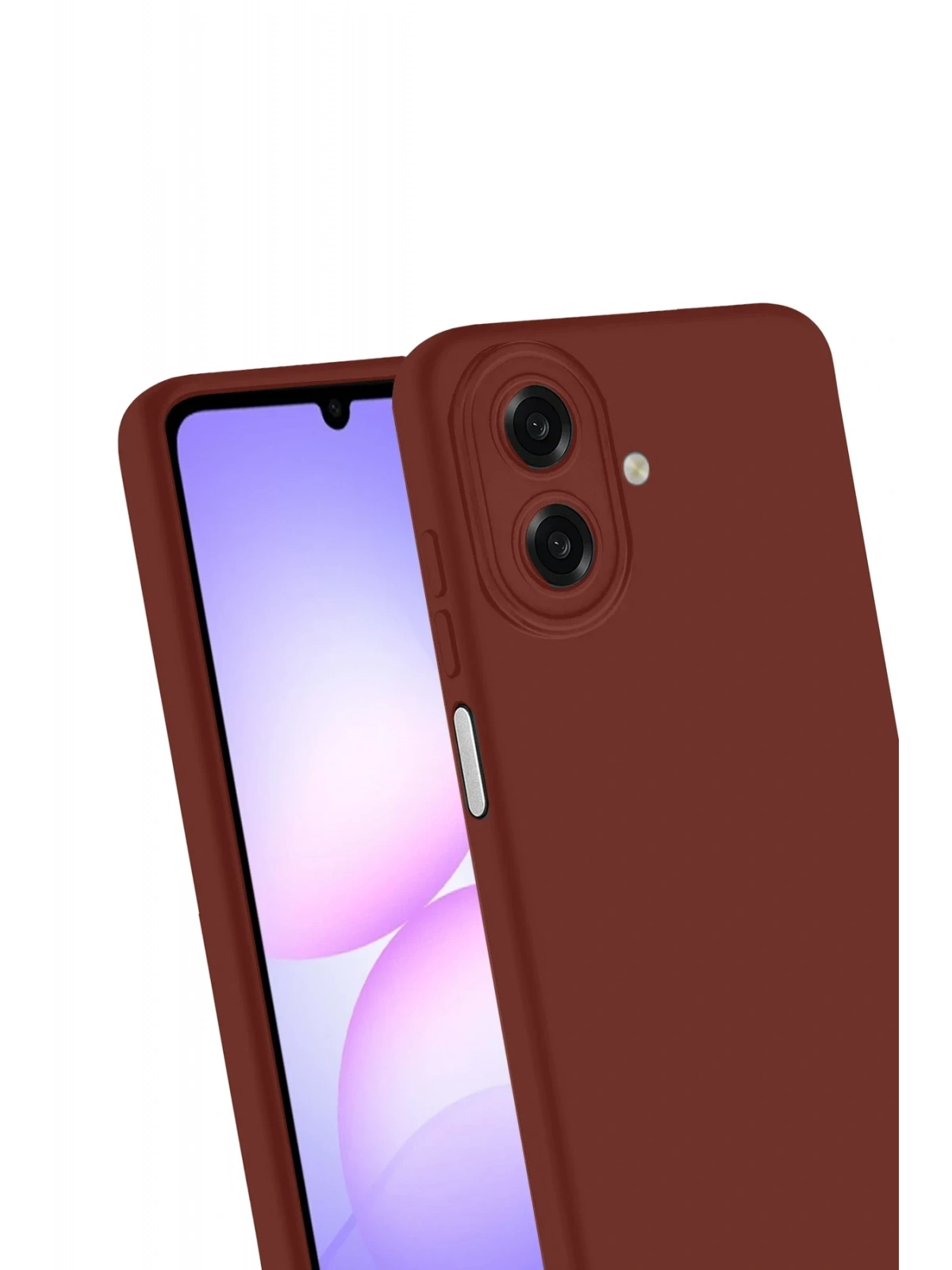 Newface Samsung Galaxy A07 4G First Silikon - Bordo