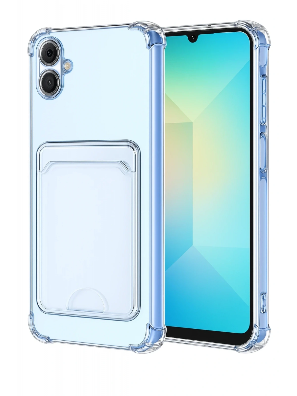 Newface Samsung Galaxy A07 4G Kart Şeffaf Silikon - Şeffaf