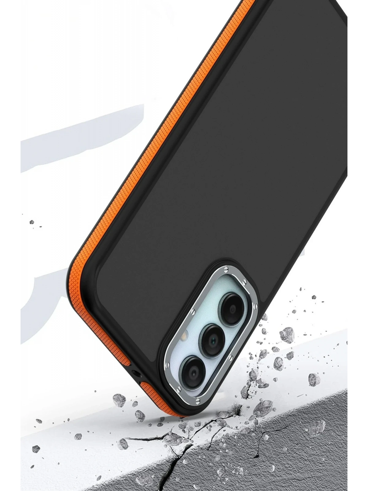 Newface Samsung Galaxy A25 5G Harvel Kapak - Turuncu