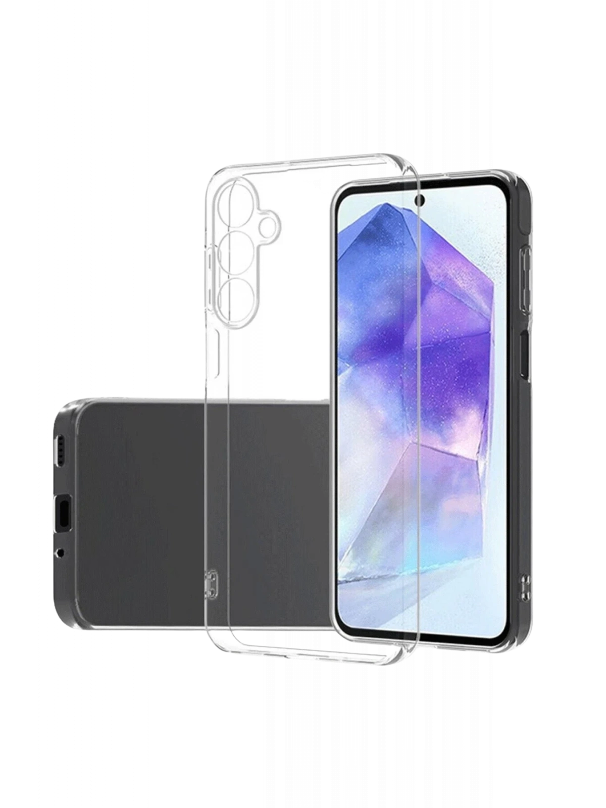 Newface Samsung Galaxy A26 Kılıf Lüx Şeffaf Silikon