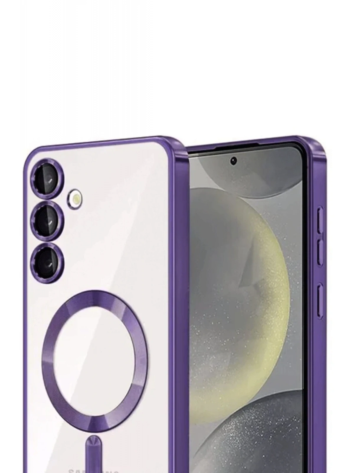 Newface Samsung Galaxy A26 Kross Magneticsafe Kapak - Mor