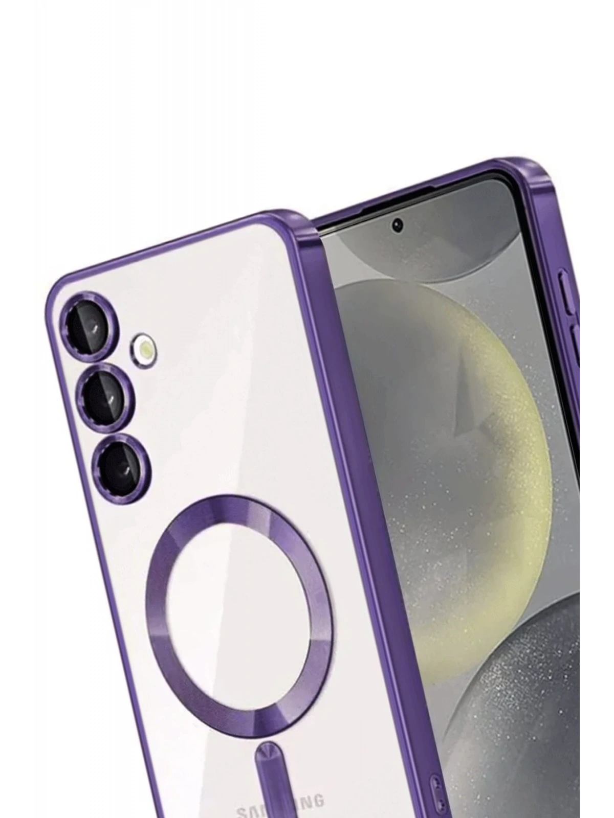 Newface Samsung Galaxy A26 Kross Magneticsafe Kapak - Mor