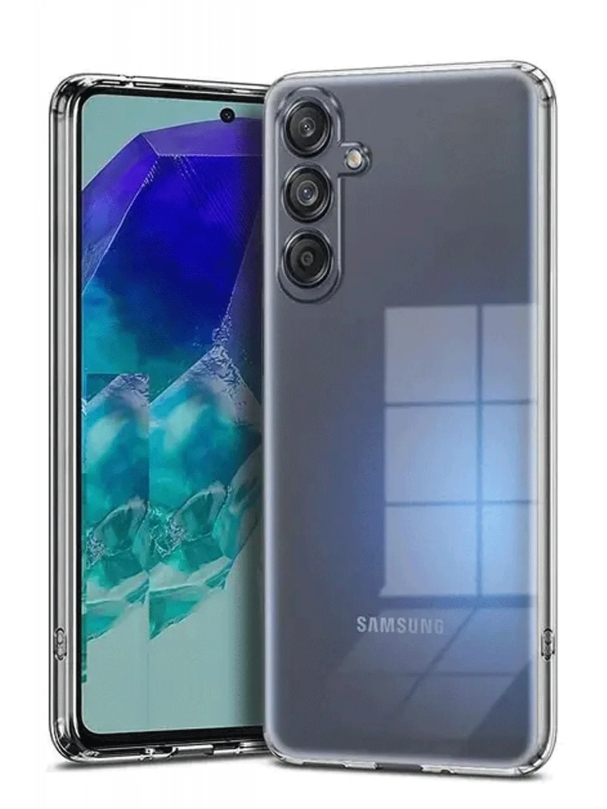 Newface Samsung Galaxy A36 Kılıf Lüx Şeffaf Silikon