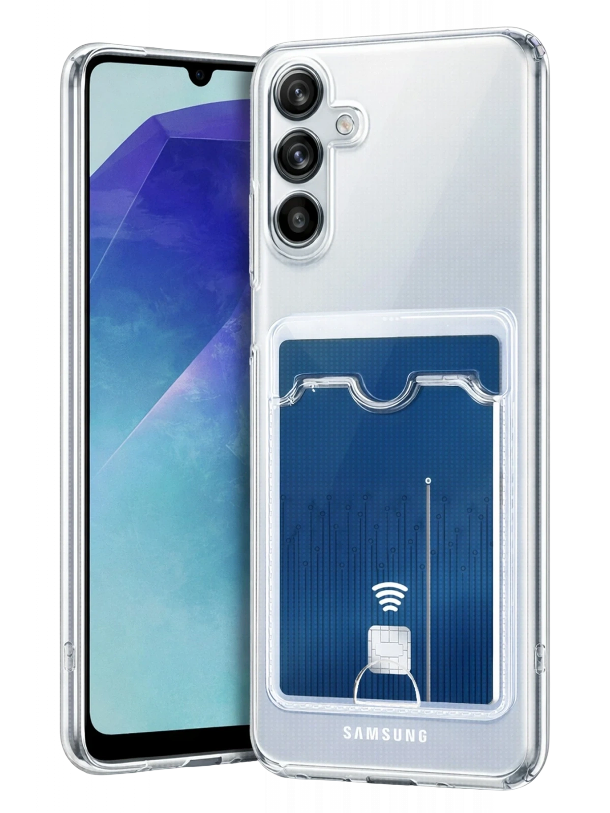 Newface Samsung Galaxy A37 5G Kart Şeffaf Silikon - Şeffaf