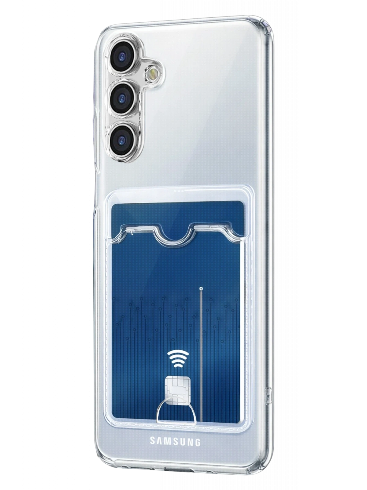 Newface Samsung Galaxy A57 5G Kart Şeffaf Silikon - Şeffaf