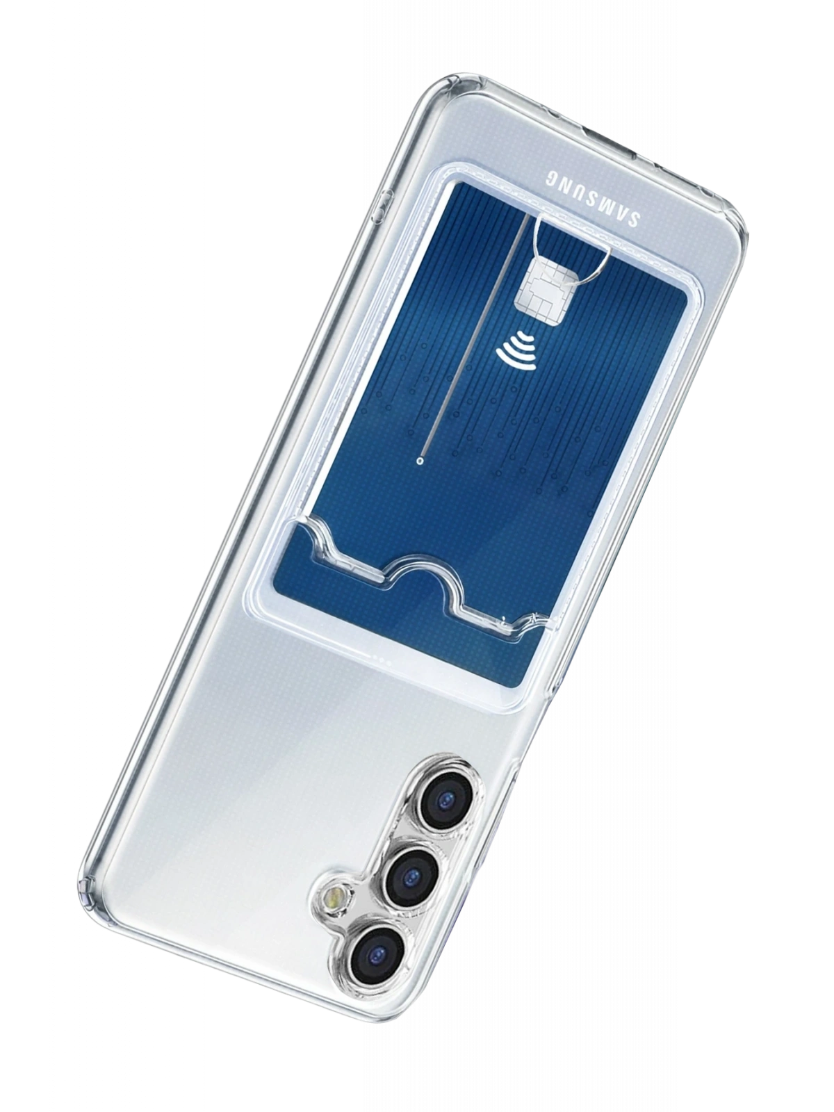 Newface Samsung Galaxy A57 5G Kart Şeffaf Silikon - Şeffaf