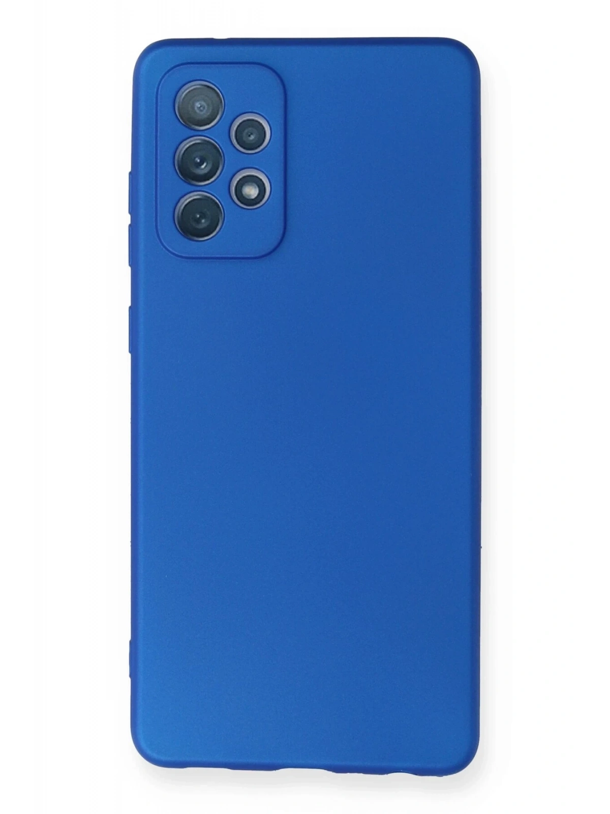 Newface Samsung Galaxy A72 Kılıf First Silikon - Mavi