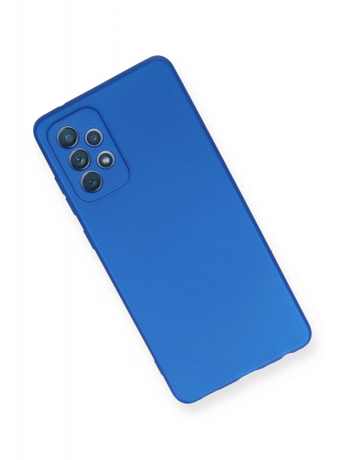 Newface Samsung Galaxy A72 Kılıf First Silikon - Mavi