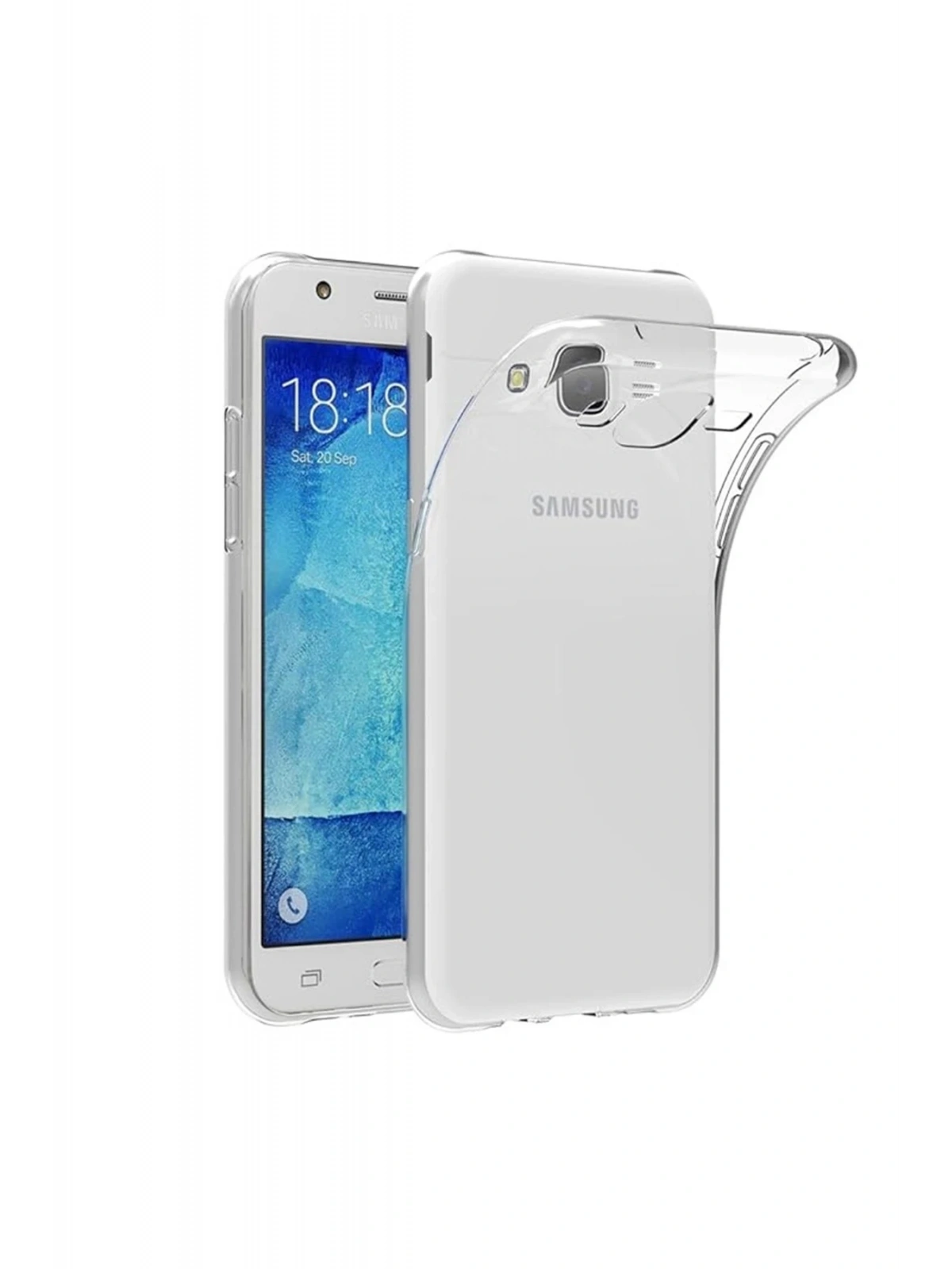 Newface Samsung Galaxy J7 Kılıf Lüx Şeffaf Silikon