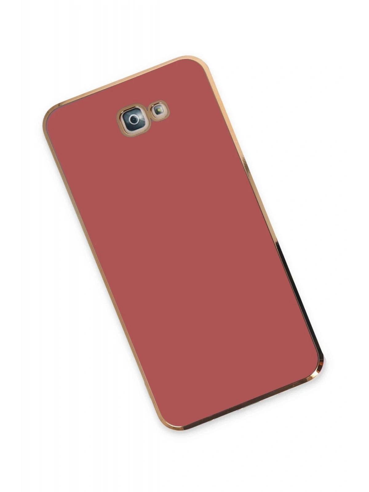 Newface Samsung Galaxy J7 Prime Kılıf Volet Silikon - Kırmızı
