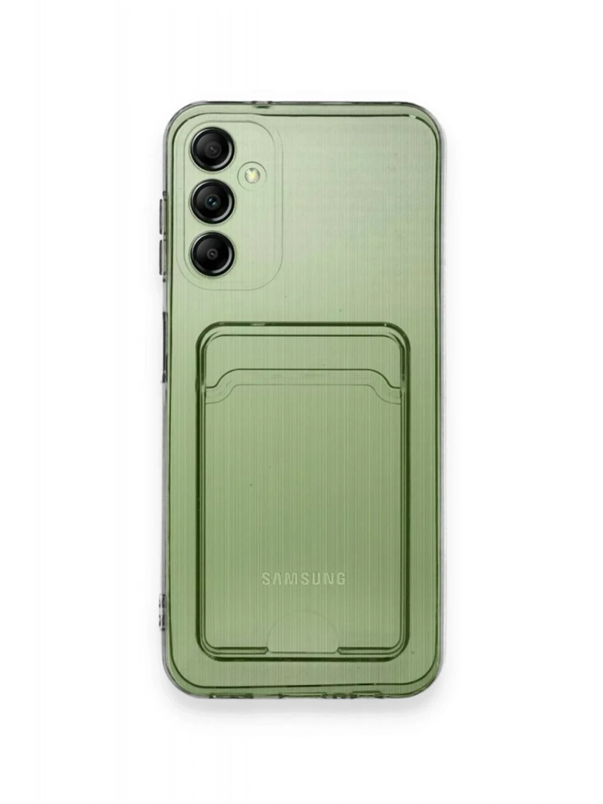 Newface Samsung Galaxy M15 Kılıf Kart Şeffaf Silikon - Şeffaf