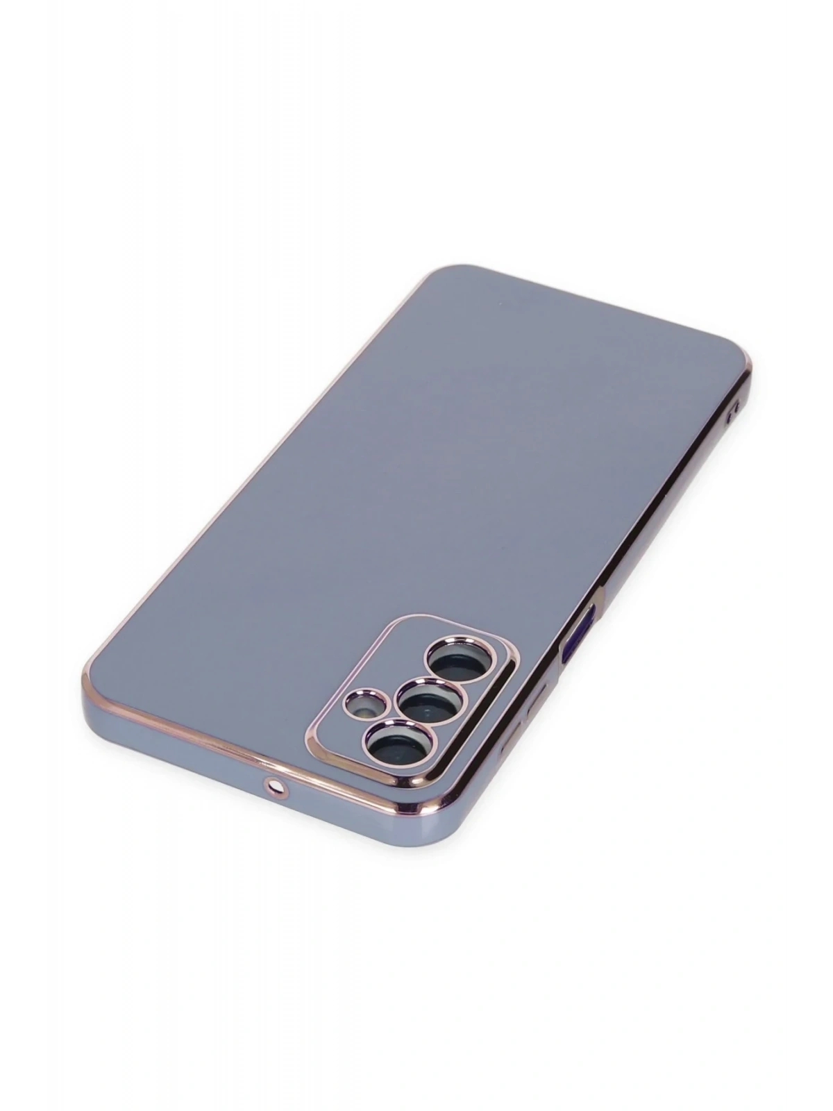 Newface Samsung Galaxy M23 Kılıf Volet Silikon - Mavi