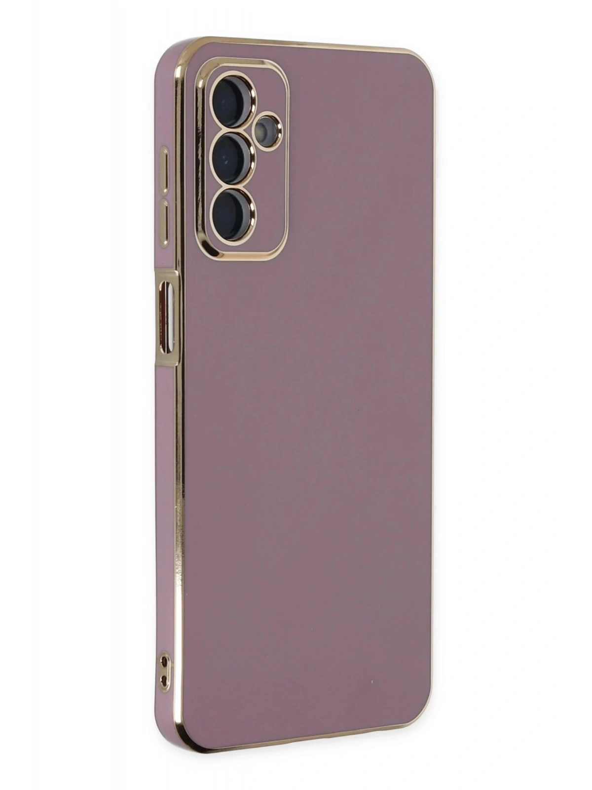 Newface Samsung Galaxy M23 Kılıf Volet Silikon - Mor