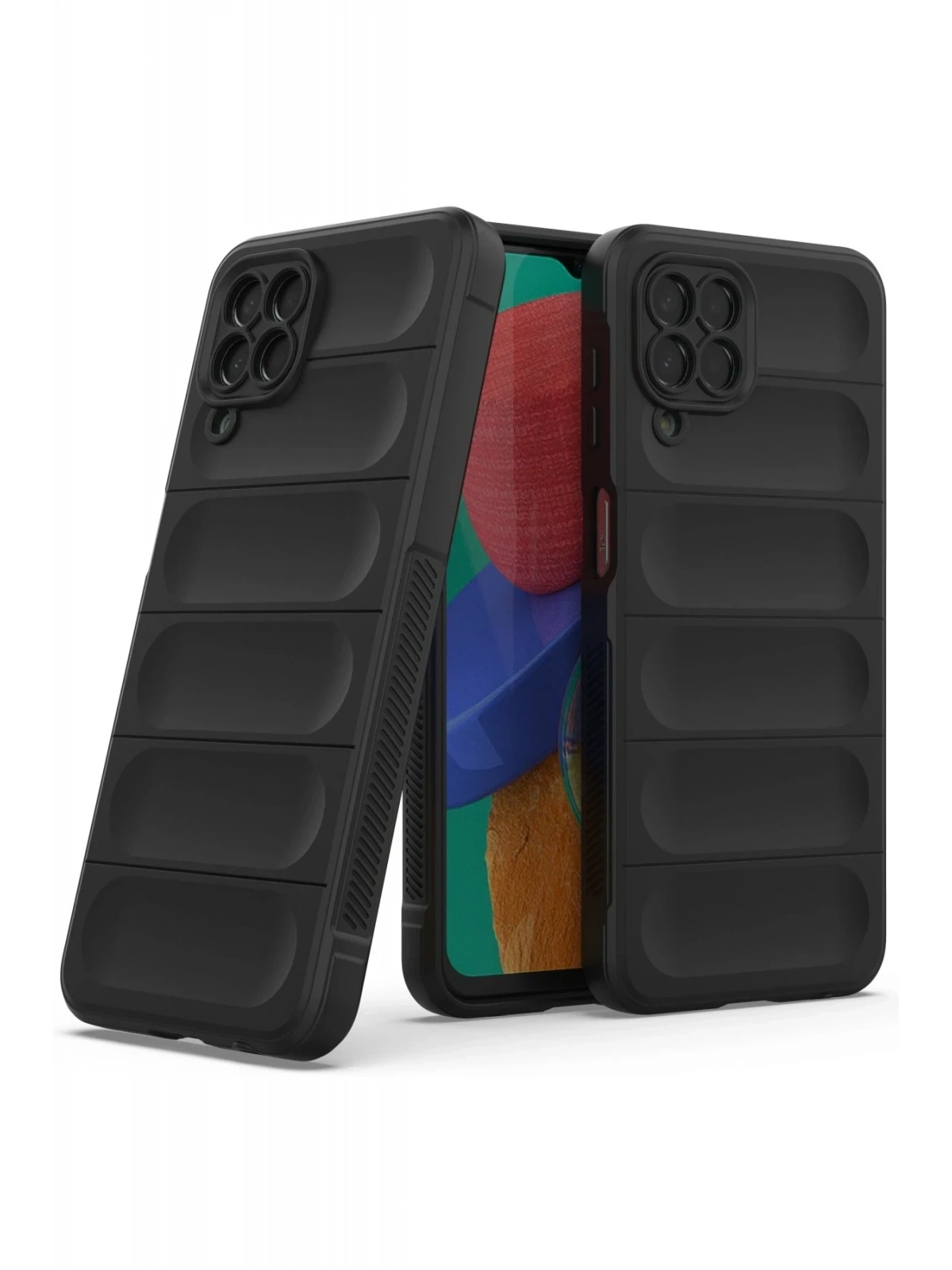 Newface Samsung Galaxy M33 Kılıf Optimum Silikon - Siyah