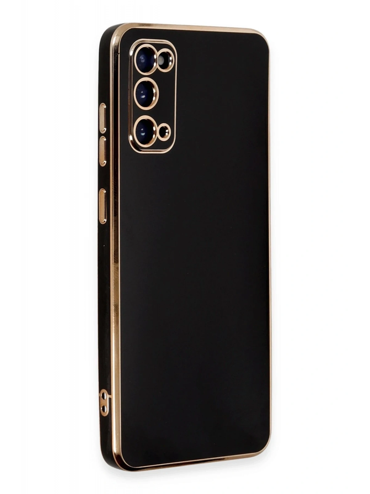 Newface Samsung Galaxy S20 Kılıf Volet Silikon - Siyah