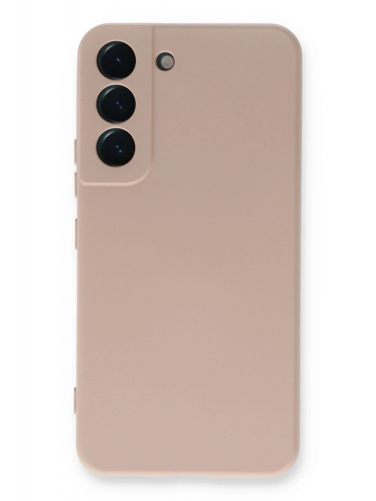 Newface Samsung Galaxy S23 Kılıf Nano içi Kadife Silikon - Pudra