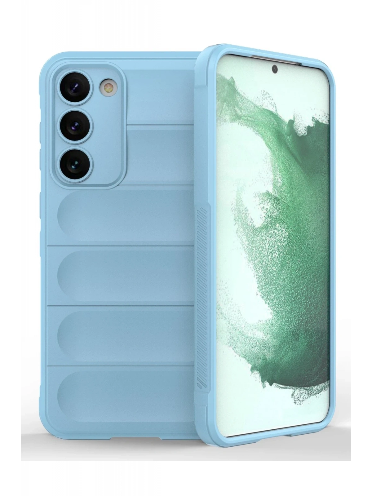 Newface Samsung Galaxy S23 Plus Kılıf Optimum Silikon - Sky Blue