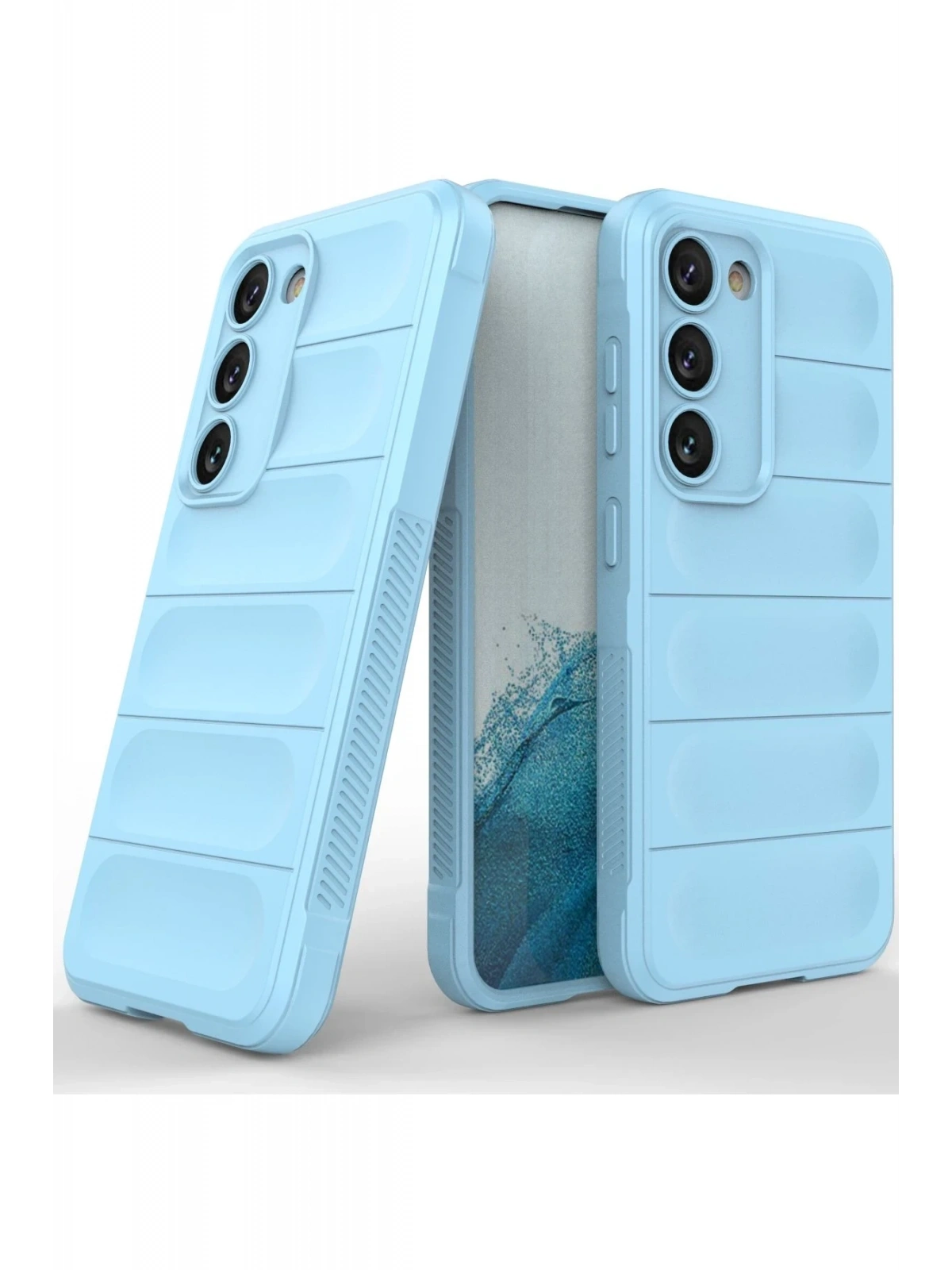 Newface Samsung Galaxy S23 Plus Kılıf Optimum Silikon - Sky Blue