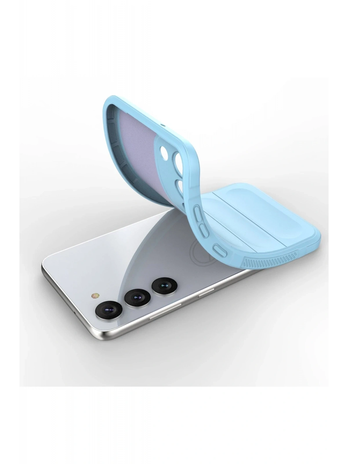 Newface Samsung Galaxy S23 Plus Kılıf Optimum Silikon - Sky Blue