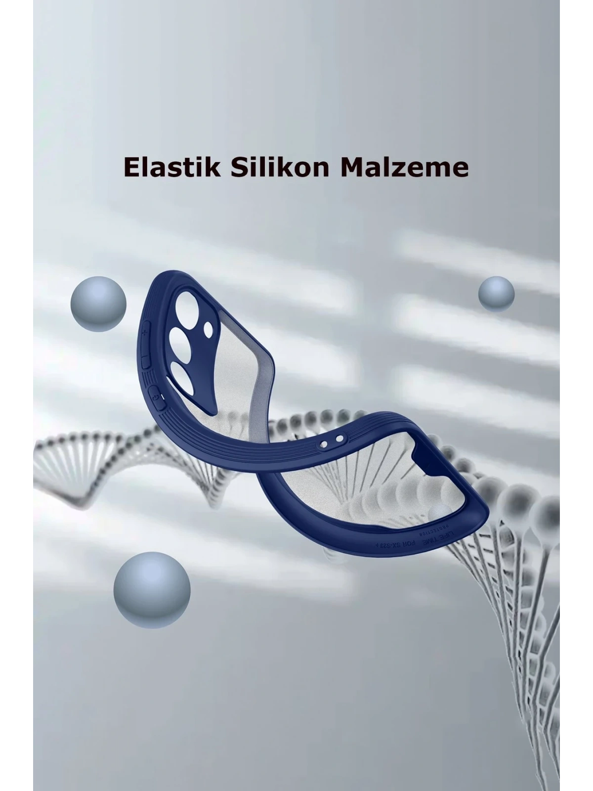 Newface Samsung Galaxy S23 Plus Kılıf Platin Silikon - Mavi
