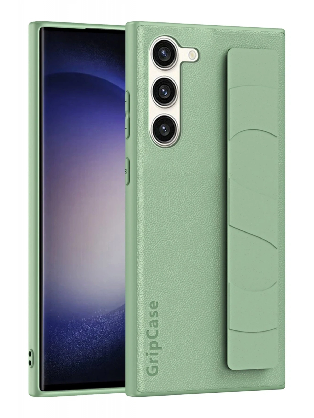 Newface Samsung Galaxy S24 Kılıf Data Kapak - Yeşil