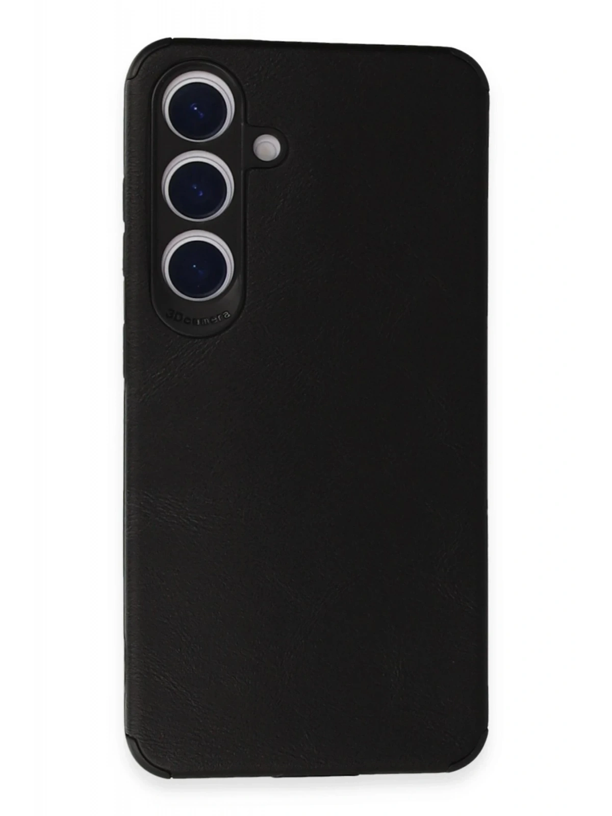 Newface Samsung Galaxy S24 Kılıf Loop Deri Silikon - Siyah
