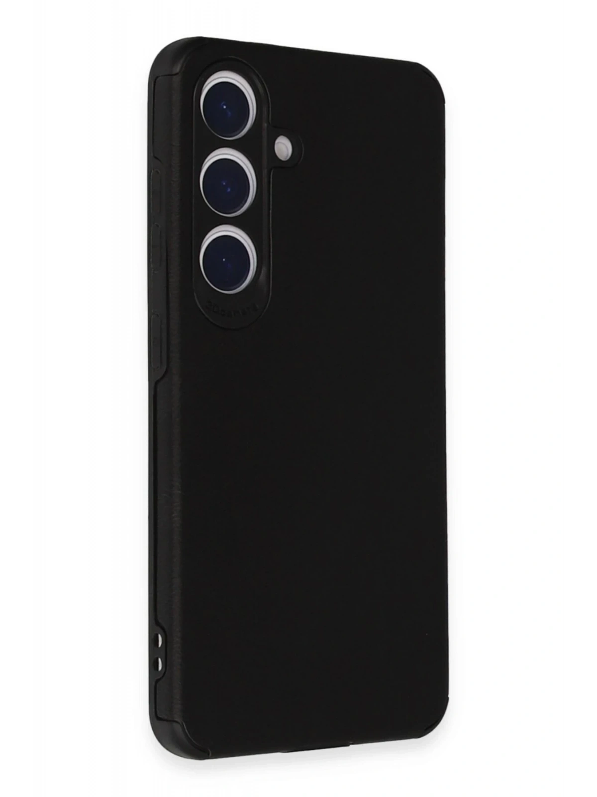 Newface Samsung Galaxy S24 Kılıf Loop Deri Silikon - Siyah