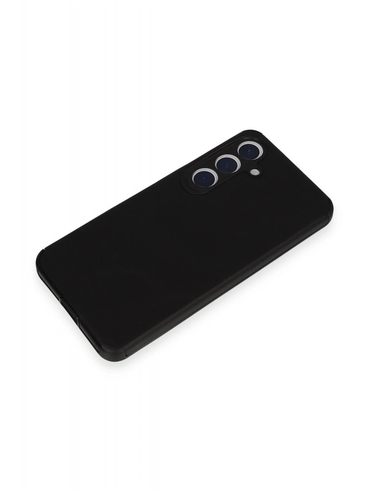 Newface Samsung Galaxy S24 Kılıf Loop Deri Silikon - Siyah
