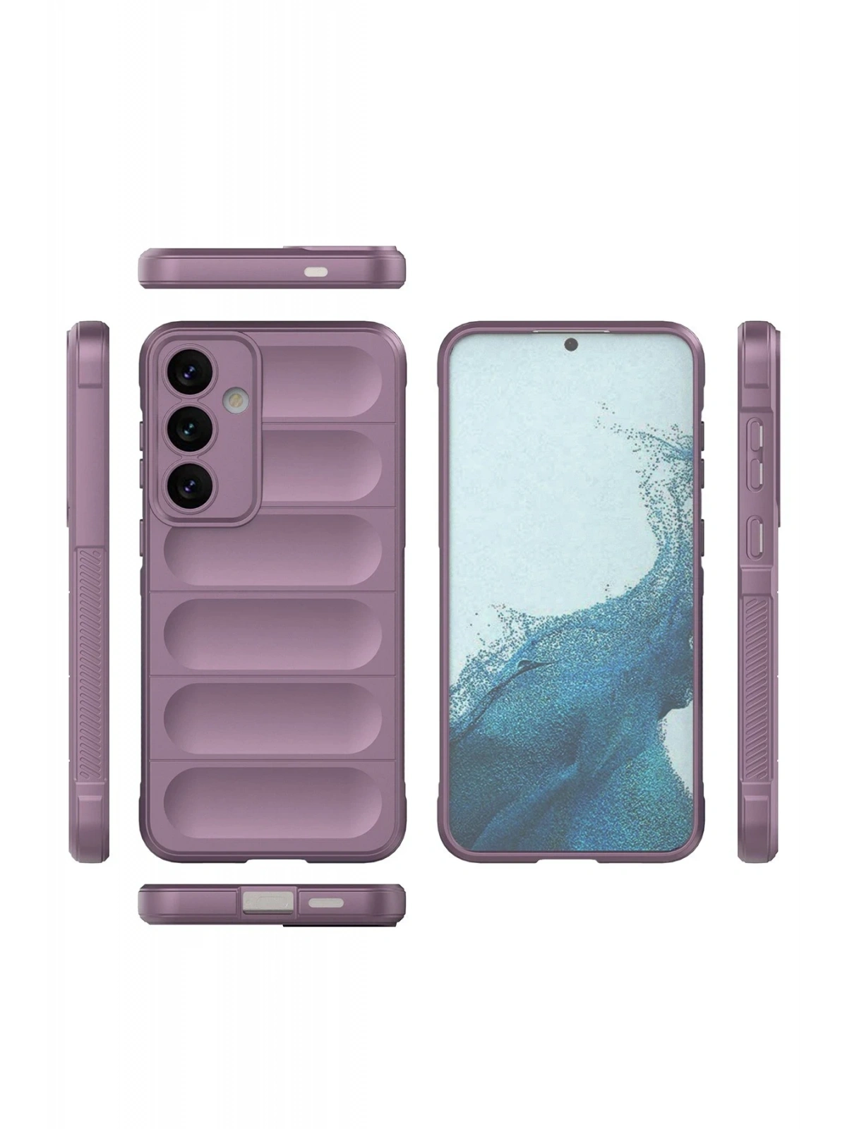 Newface Samsung Galaxy S24 Kılıf Optimum Silikon - Mor