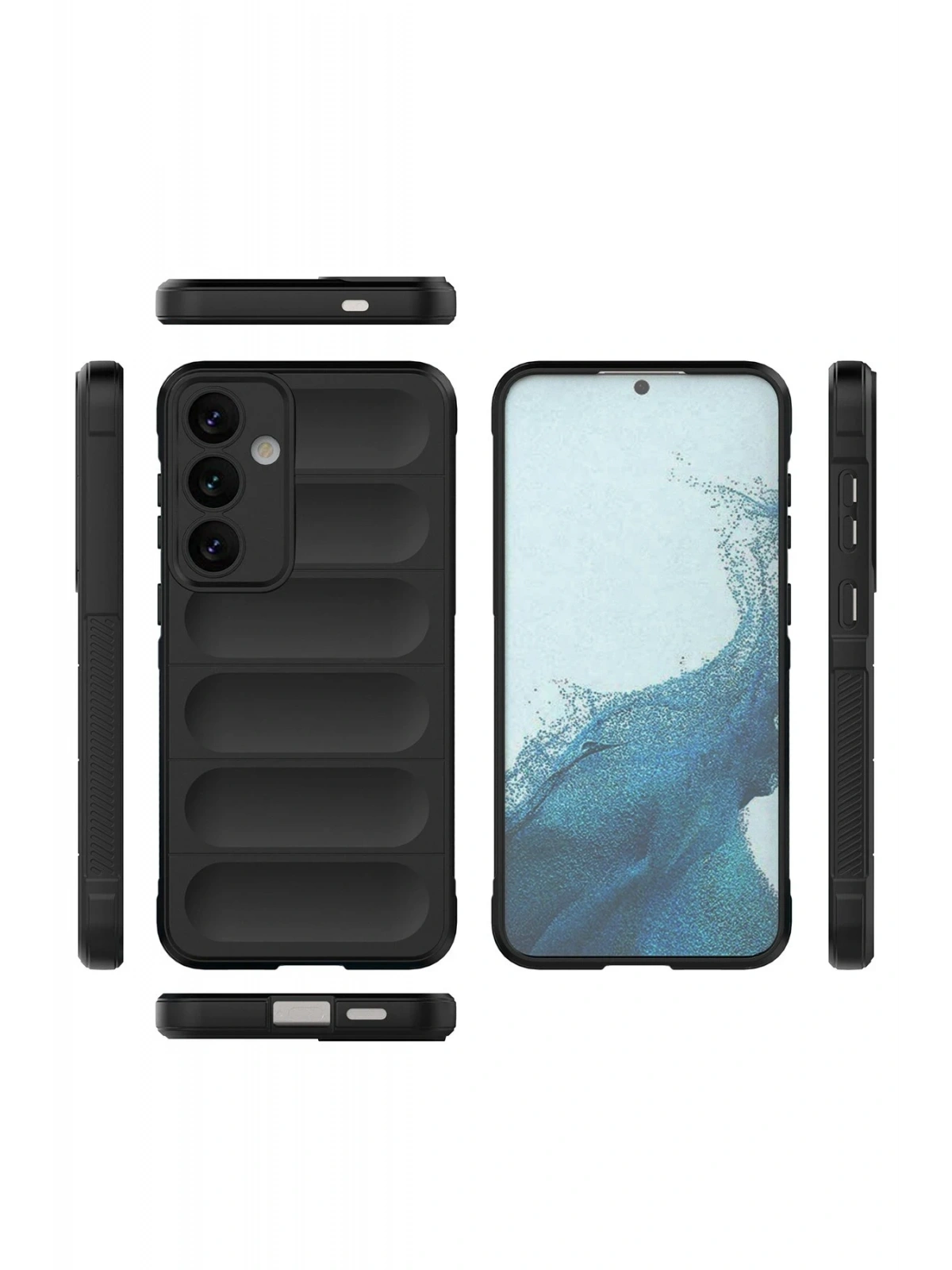 Newface Samsung Galaxy S24 Kılıf Optimum Silikon - Siyah