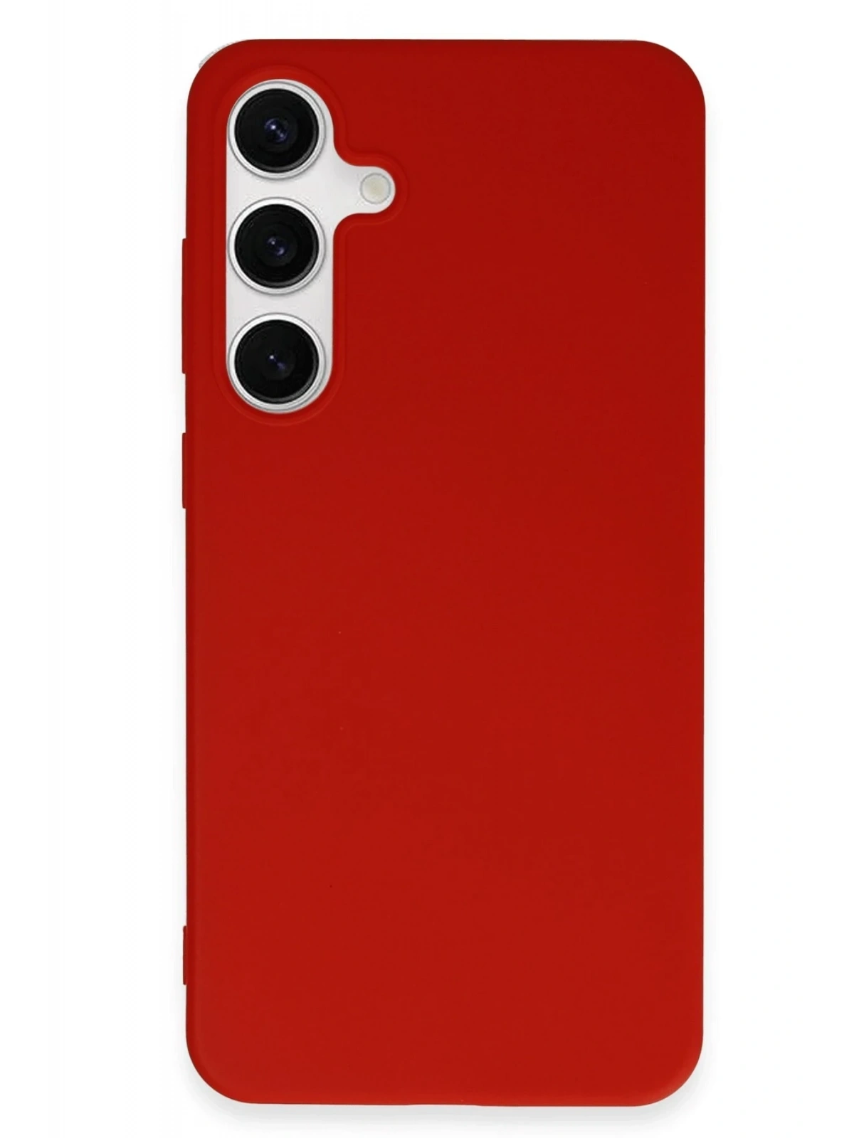 Newface Samsung Galaxy S24 Plus Kılıf First Silikon - Kırmızı