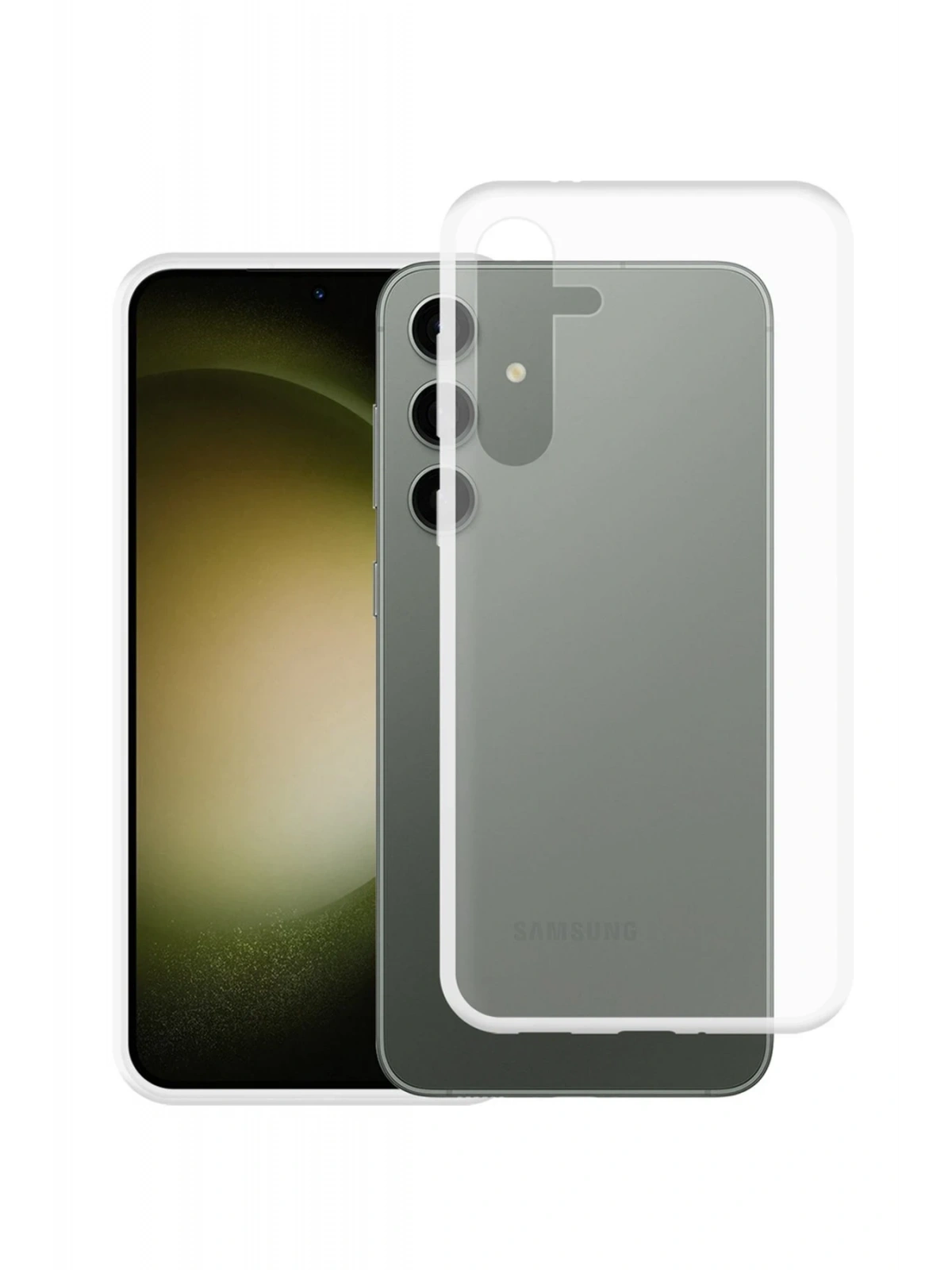 Newface Samsung Galaxy S24 Plus Kılıf Lüx Şeffaf Silikon