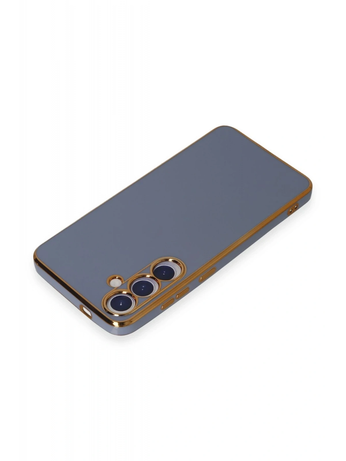 Newface Samsung Galaxy S24 Plus Kılıf Volet Silikon - Mavi