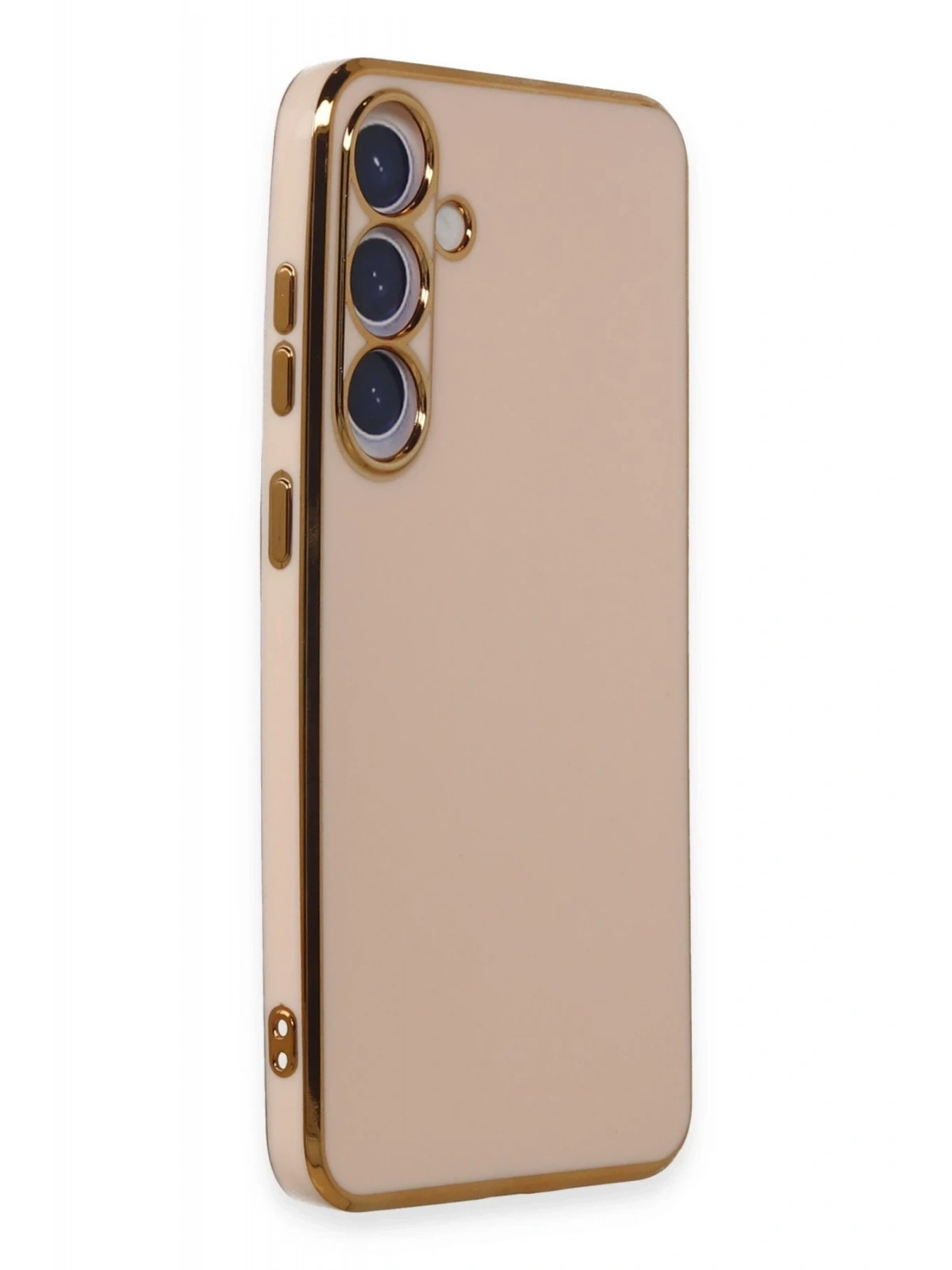 Newface Samsung Galaxy S24 Plus Kılıf Volet Silikon - Pembe
