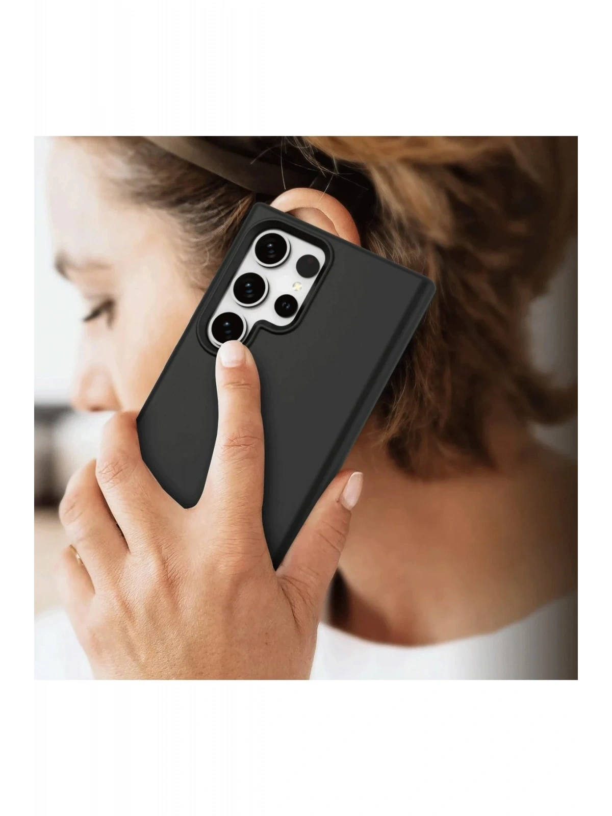 Newface Samsung Galaxy S24 Ultra Kılıf First Silikon - Mavi