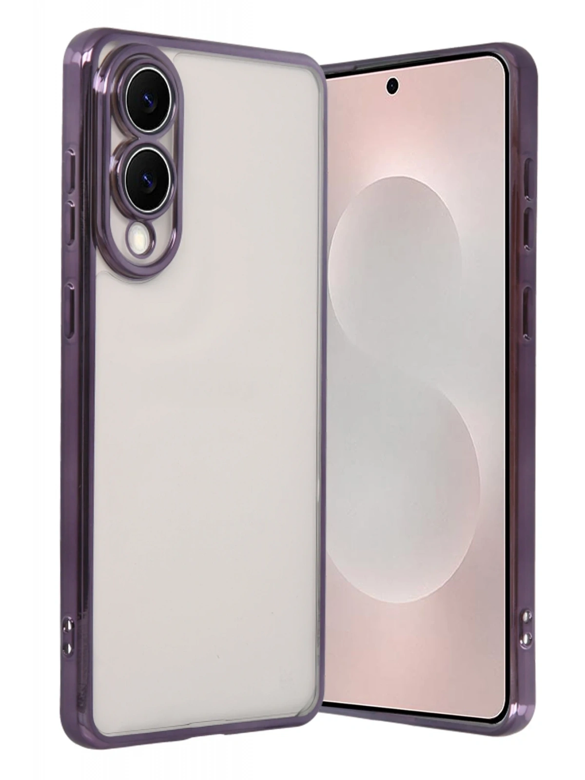 Newface Samsung Galaxy S25 Edge Razer Lensli Silikon - Mor