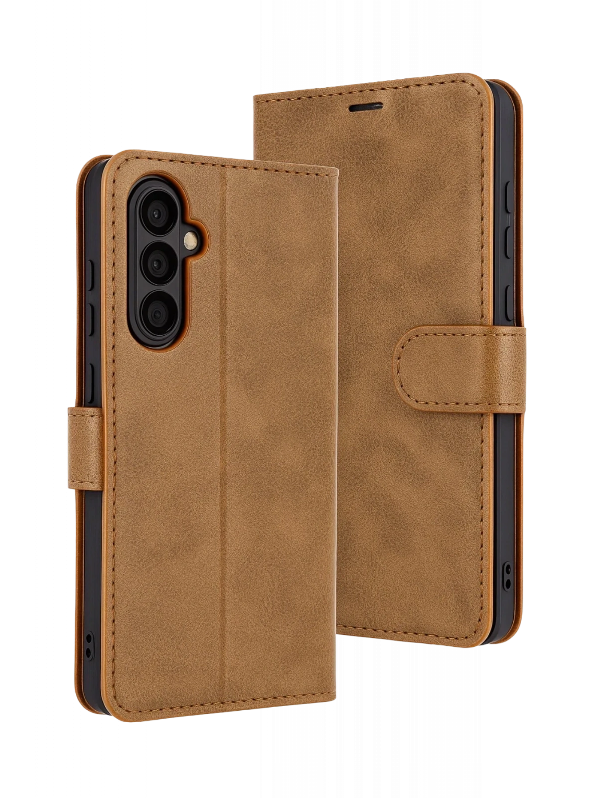 Newface Samsung Galaxy S25 FE Trend S Plus Kapaklı Kılıf - Taba