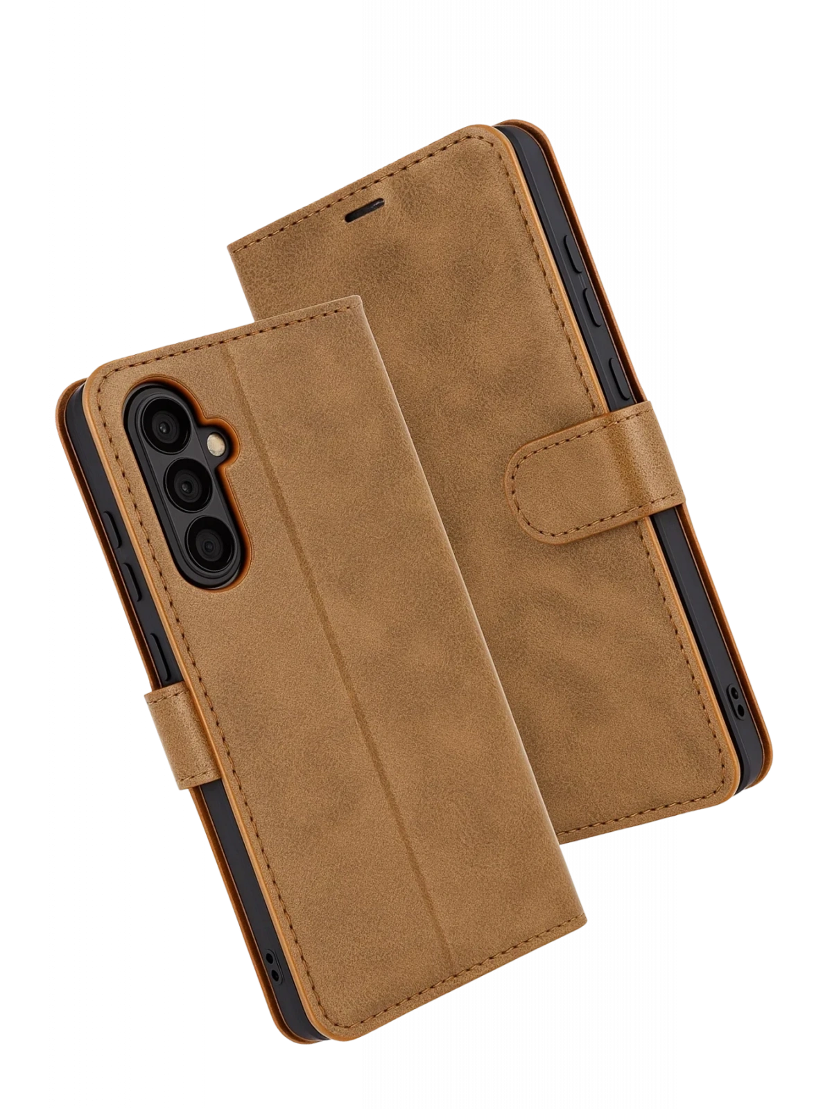 Newface Samsung Galaxy S25 FE Trend S Plus Kapaklı Kılıf - Taba