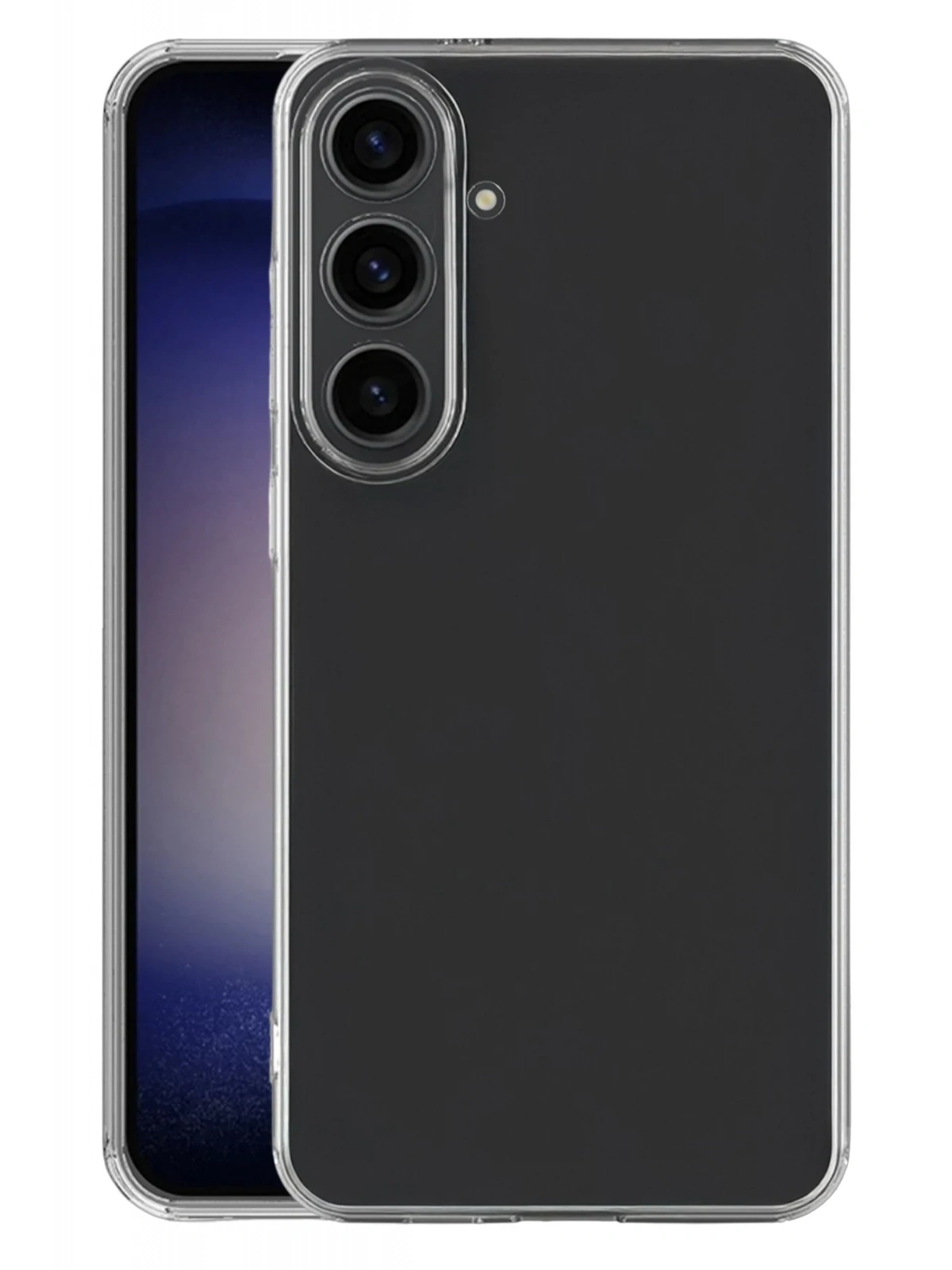 Newface Samsung Galaxy S25 Kılıf Lüx Şeffaf Silikon