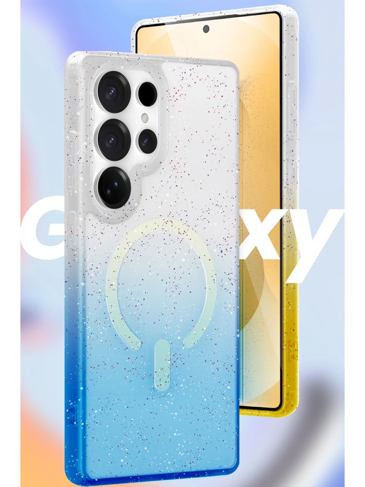 Newface Samsung Galaxy S25 Plus Pummel Shiny Magsafe Kapak - Pembe