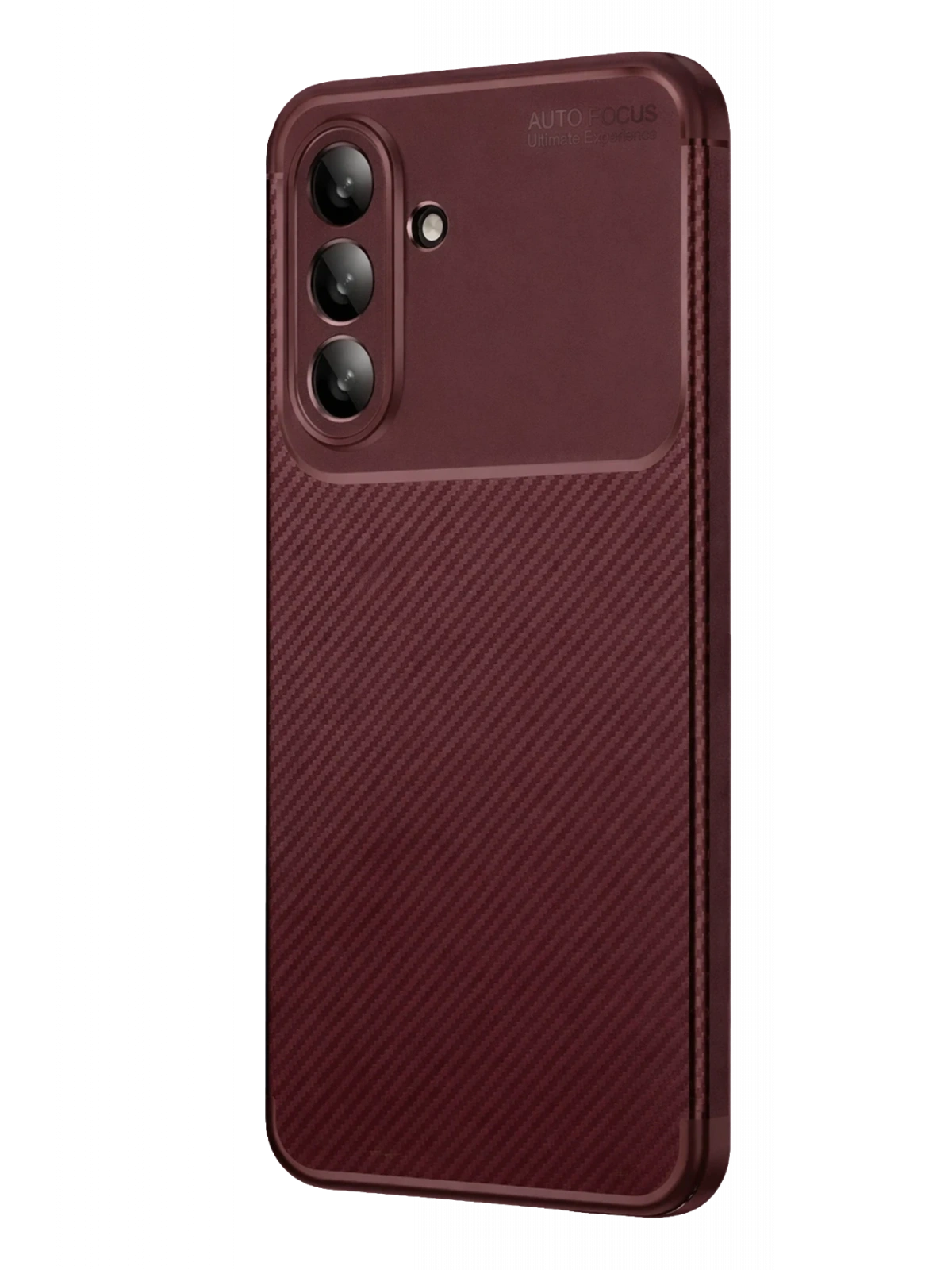 Newface Samsung Galaxy S26 FE Auto Focus Karbon Kapak - Bordo