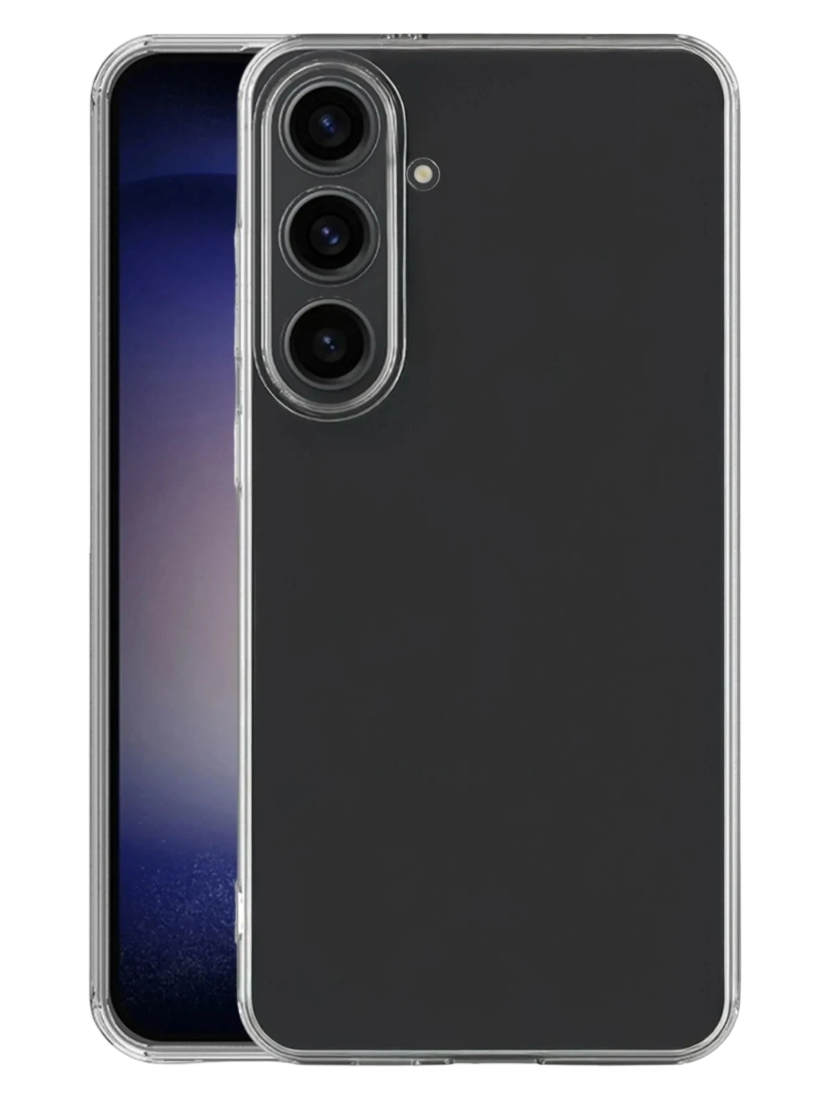 Newface Samsung Galaxy S26 FE Lüx Şeffaf Silikon - Şeffaf