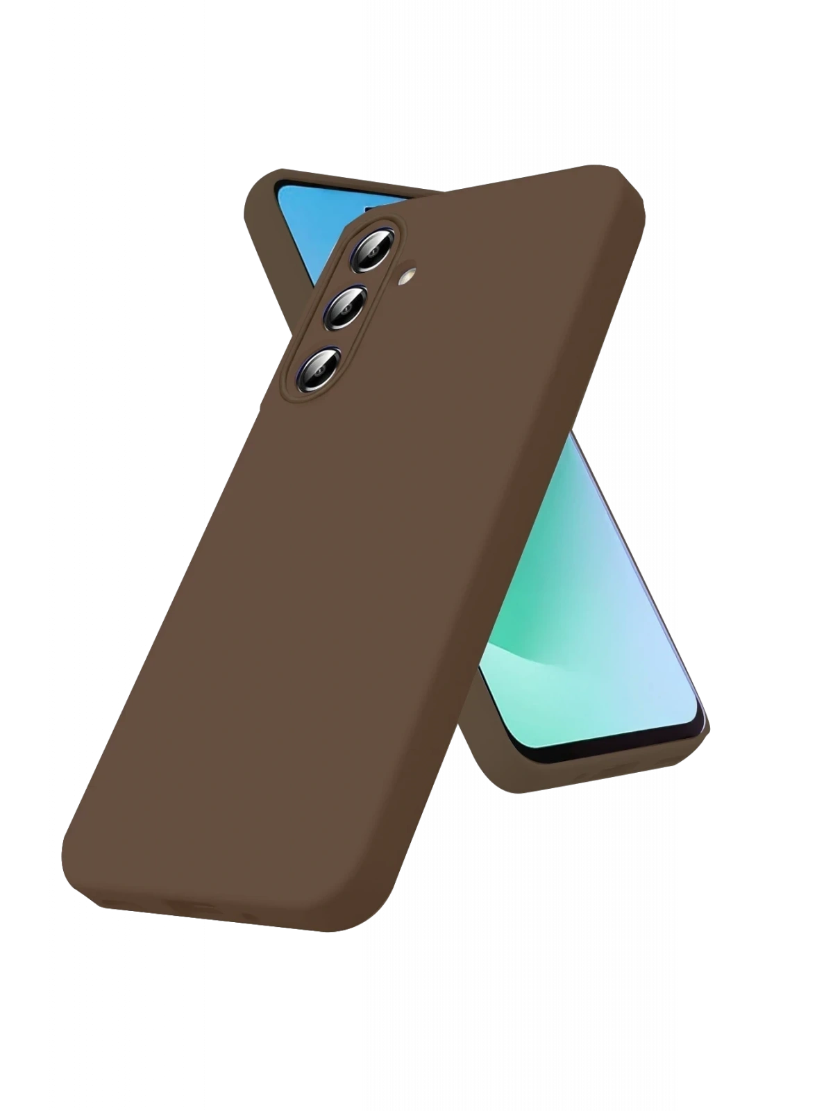 Newface Samsung Galaxy S26 Plus First Silikon - Kahverengi